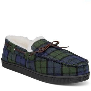 Club Room Green and Blue Plaid Loafers